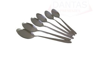
Colher em Aço Inoxidavel 6 peças 19cm - MegaGift