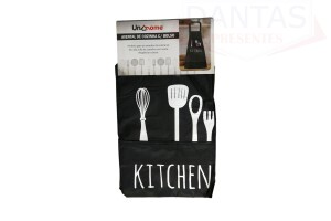 Avental Kitchen com Bolso - UnyGift