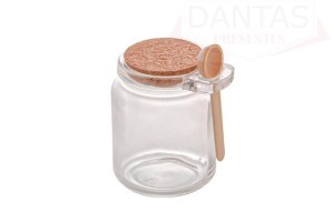 Pote Redondo de Vidro 240ml - Lyor