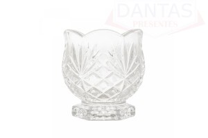 Porta colher de cristalde chumbo Dublin 7,8x8,4cm