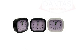 Despertador Relogio Quadrado 9x4x10cm - Dantas