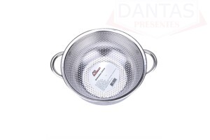 Escorredor Aço Inox com Alça 28,5cm - MegaGift