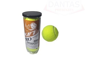 KIT BOLA DE TENIS COM 03 PEÇAS