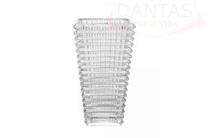 VASO DE CRISTAL DE CHUMBO MAYA 10,5CM X 7,5CM X 17,5CM