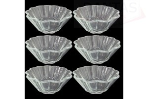 JOGO DE SOBREMESA EM VIDRO C 6PCS 200M