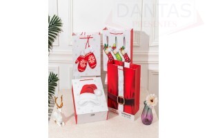 SACOLA PARA PRESENTE C/12 UNIDADES 