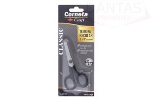 TESOURA CLASSIC ESCOLAR 4.1/4 - CORNETA